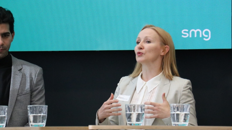 Das Bild zeigt Jessica List, Chief Corporate Officer bei SMG.