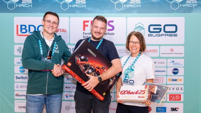 Den ersten Platz auf dem Podest der Live Bug Bounty Challenge sicherte sich Collfuse. (Source: zVg)