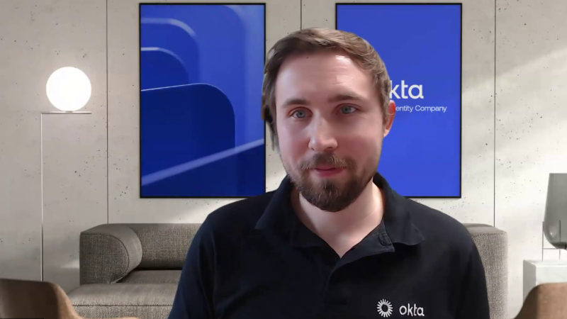 Timo Weberskirch, Solutions Engineer bei Okta. (Source: Screenshot)