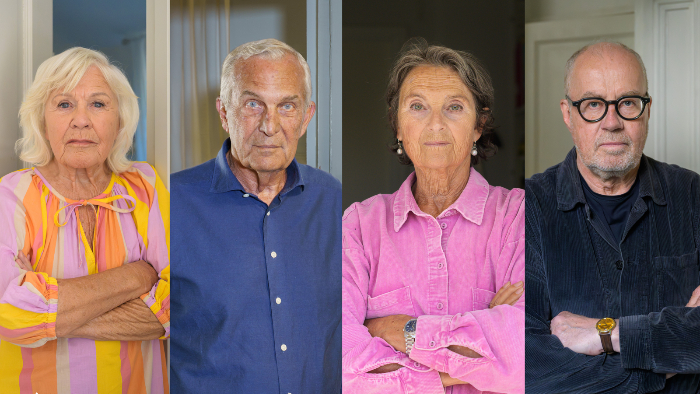 Die Gesichter der Kampagne (v.l.): Christina Schollin, Claes Elfsberg, Suzanne Reuter und Lennart Jähkel. (Source: zVg)