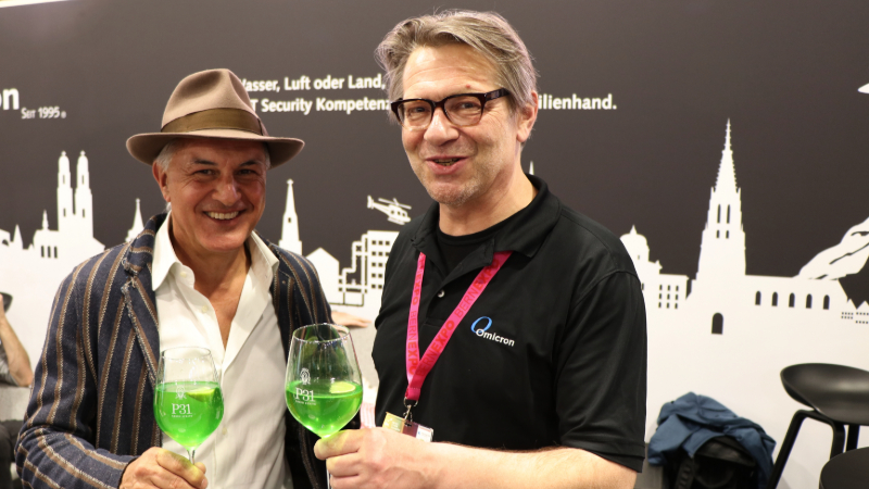 Thomas Stutz (links), Verwaltungsratspräsident, und Markus Pacher, Marketing bei Omicron. (Source: Netzmedien)