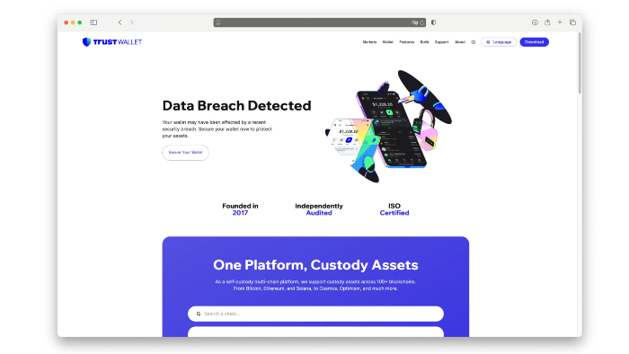die Phishing Website