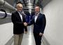 Roger Staub, Schweiz-Chef von Hornetsecurity (rechts), und Marco Reinhard, CEO des Rechenzentrums Stollen. (Source: zVg)
